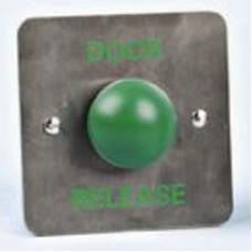 3E Green Dome Exit Button Stainless Steel